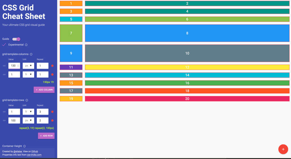 Grid Visual Playground